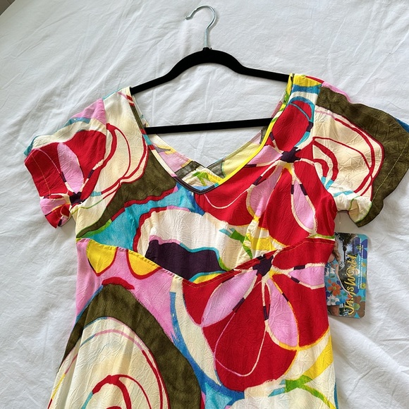 JAMS WORLD - NWT Hawaiian print dress - Picture 4 of 13